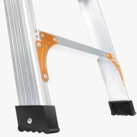 奥鹏 AP-2606 折叠六步人字梯 展开尺寸168*103*51CM (单位: 个)银色