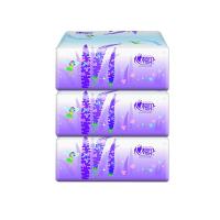 心相印（Mind Act Upon Mind） DT100薰衣草 抽纸 纸巾 三层100抽*21包/箱 紫色（单位：箱）