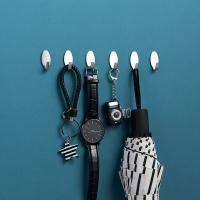 茶花（CHAHUA） 121027 挂钩 不锈钢挂钩贴 12只/包（单位：包）