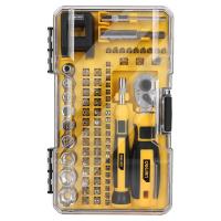 得力（deli） DL3575 省力棘轮螺丝批75件套装 19x11x4.3cm  (单位：套 )