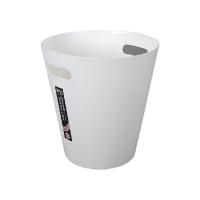 茶花（CHAHUA） 无盖手提式 垃圾桶 21*21*21cm（单位：个）米白、灰黄、蓝绿、红四色 颜色随机发货