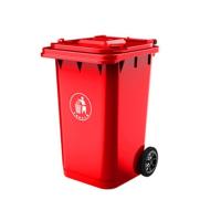 科力邦 KB1001 加厚带轮大号塑料户外垃圾桶 240L (单位: 个)颜色随机发货