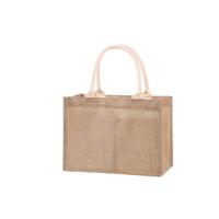 乐博锐胜（LEBORUISHENG） LB-MD01 可定制棉麻手提袋 37*17*27cm (单位: 个)自然色 可支持logo定制  起订量2500个