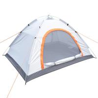 车管家 GJ-2203 户外自动式抛帐帐篷 200*150*100cm(单位：个) 银白+橙黄