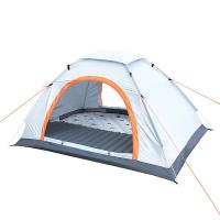 车管家 GJ-2203 户外自动式抛帐帐篷 200*150*100cm(单位：个) 银白+橙黄
