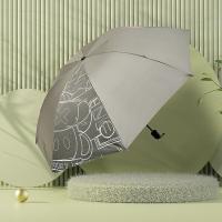 大嘴猴（Paul Frank） PFU106 三折晴雨伞 58.5cm*8K 灰绿（单位：把）