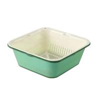 斯弥儿 SMR-CFYPCJ006 简约双层沥水篮 26cm*26cm*10cm（单位：个）