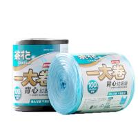 茶花（CHAHUA） 302003 垃圾袋手提背心 大号 45*60cm*100只/包（单位：包）颜色、包装随机发货