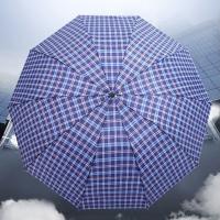 斯弥儿 涤丝格晴雨伞 SMR-JJYS005 65cm*10k (单位:把) 蓝白格