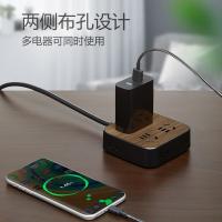 公牛（BULL）GN-R3330新国标插座  6位总控1.8米（单位：个） 黑色木纹