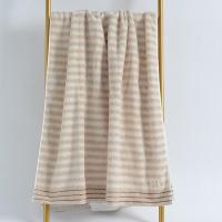 洁丽雅（grace）毛巾浴巾 抗菌套装 JD-W2128W0645 浴巾140*70cm*1条/毛巾74*34cm*2条 (单位:套) 浅棕