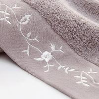 恒源祥（HYX） HYX-33747014001 全棉刺绣加厚毛巾浴巾三件套 毛巾33*74cm*2 浴巾70*140cm*1 (单位:套)