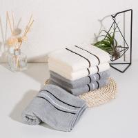 金号（KING SHORE） HY1118-4 毛巾/浴巾 70*34cm （单位:盒） 灰/白