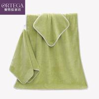 奥特佳（ORTEGA） 002-020038 满天星吸水毛巾三件套 方斤:30*30cm浴巾:70*140cm 长巾:35*75cm 抹茶绿 (单位:套)