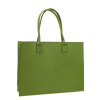 海亚森（HAIYASEN） TK-C-1002 毛毡手提袋 中号 35*25*15cm （单位：个） 绿色