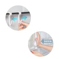 太力（TAILI）AW539 不锈钢毛巾架配6个挂钩 55.5cm*10cm (单位：个)白色
