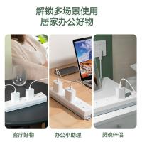 得力（deli）3990S 插座 4位总控全长3米 （单位：个）白色