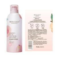 蜜斯莉（MISS LILIY）蜜桃果香 氨基酸沐浴慕斯 350ml （单位：瓶）