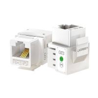 绿联（UGREEN） 80184 CAT3电话线面板模块 RJ11镀金4芯(单位：个)