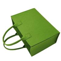 璞莉丝 PLS-S023 毛毡手提袋 30*25*12cm （单位：个） 绿色