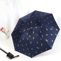 皖亭WT-YS-018倾城雨伞 55cm*8K （单位：把）藏青色