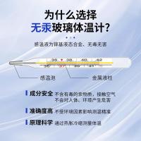 海氏海诺 玻璃体温计 内标式腋下型（大号） （单位：支）