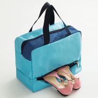 四万公里 SW1169 多功能干湿分离手提包 36*18*28cm 藏青胡子 独立鞋仓 (单位:个)