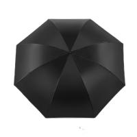 天堂34156E 金色雨季全遮光黑丝黑胶三折晴雨伞 57cm*8K（单位：把）