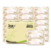 洁柔（C&S） TR354-20E 纸面巾 自然无香繁花系列 3层100抽/包 20包/箱  (单位:箱)  新老包装随机发货