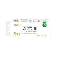 幸福阳光 K1LD83TD 无添加系列无芯卷纸 153mm*110mm 4层83克/卷 12卷/提(单位：提)