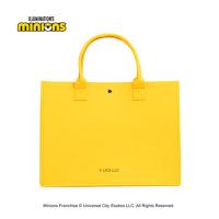 小黄人（MINIONS） CXB050051 大眼萌系列-香蕉系列-黄色毛毡托特包 400*300*150mm （单位：个）黄色