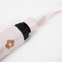 有福有派YF-834325三折黑胶伞98*66cm（单位：把）粉色