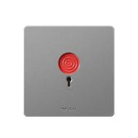 公牛（BULL） G12D121暗装开关面板 呼叫开关1A*220V （单位：个）星空灰