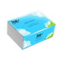 洁柔（C&S） TR098501A 白玉兰软抽 抽纸 纸巾 3层100抽*4包 天蓝色（单位：提）