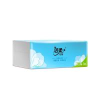洁柔（C&S） TR098501A 白玉兰软抽 抽纸 纸巾 3层100抽*4包 天蓝色（单位：提）