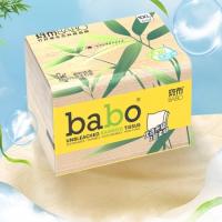 斑布（BABO） 6D压花抽纸 布感 原生竹纸 125*190mm/抽*100抽/包*3包 (单位:提)