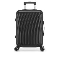 爱华仕（OIWAS）OCX6620-20 拉杆箱 PC材质减震飞机轮坚固加厚拉杆干湿分离 40.1L (单位:个) 黑色/银色