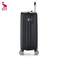 爱华仕（OIWAS）OCX6669B 时尚商务万向飞机轮拉杆箱 44.5L（20寸）(单位:个) 黑色/深蓝色