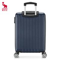爱华仕（OIWAS）OCX6669B 时尚商务万向飞机轮拉杆箱 44.5L（20寸）(单位:个) 黑色/深蓝色