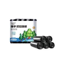 斯弥儿 SMR-CFYPLJD002 提手式垃圾袋 50*65cm 20只*5卷 黑色（单位：包）