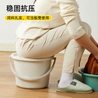 家杰优品 JJ-SN610 带盖提水桶 10L(单位：个) 浅灰色
