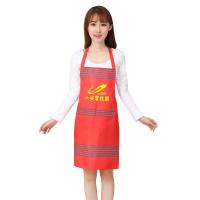 璞莉丝 围裙 桃皮绒格子 PLSW002 60*70cm (单位:条) 红色