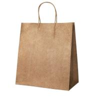 特美居 牛皮纸手提袋 特大号 28*15*28cm 20只/箱 (单位:箱) 牛皮色