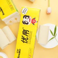 优帛 卫生卷纸 竹纤维 YB-0115 800g*12卷/提*2/组 (单位:组) 原木色