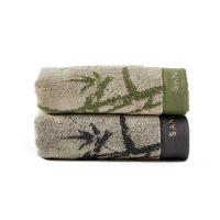 三利（SANLI） 毛巾 柔软吸水速干 32*72cm*2条 (单位:组) 青石色+墨染色