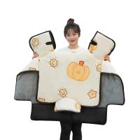 小熊家纺 冬款加绒加厚 电动车挡风被 125*70CM BH-2431 125*70CM (单位:套) 白色