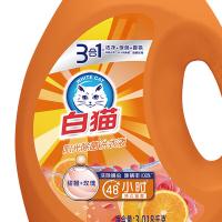 白猫 阳光除菌洗衣液 甜橙玫瑰香 3.018kg (单位:瓶)