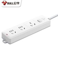 公牛（BULL） GN-406D 插排 4000W 白色（单位：个）