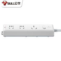 公牛（BULL） GN-406D 插排 4000W 白色（单位：个）
