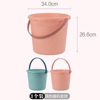 茶花（CHAHUA） 大号 加厚 提水桶塑料桶洗衣泡脚桶洗车大容量储水桶拖把桶 1个装（单位：个）